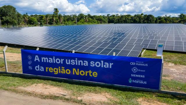 Brasol inaugura usina solar fotovoltaica no Amazonas